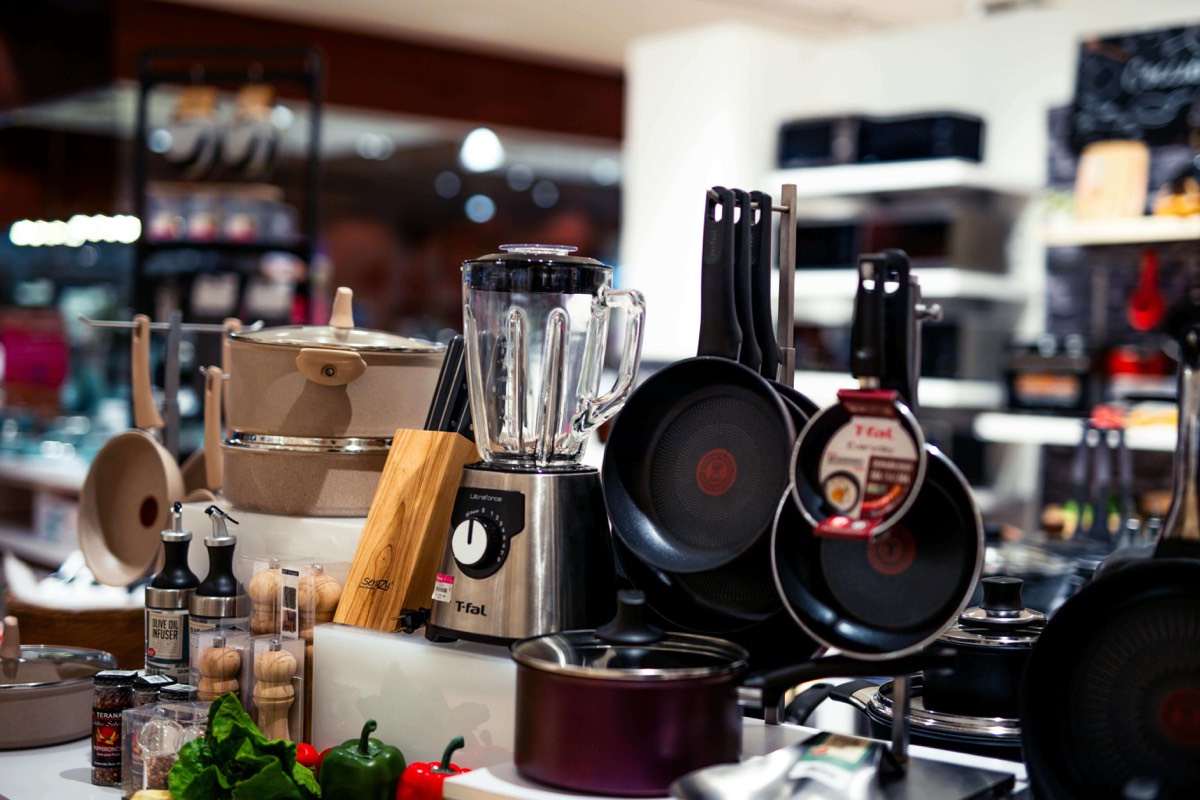 Primeira compra de utensílios para cozinha